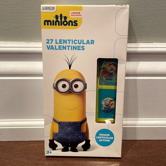 Minions 27 lenticular valentines - Picture 1 of 2